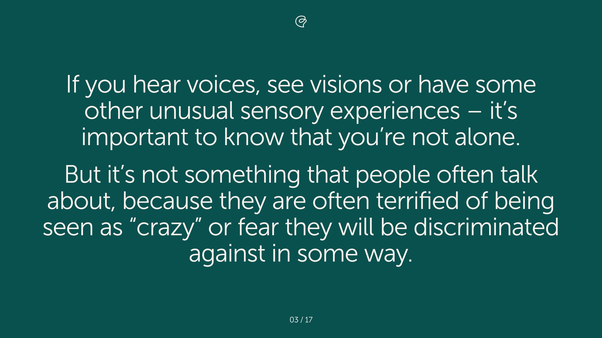 Hearing voices